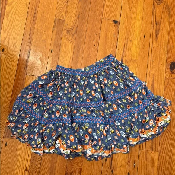 Celia B patterned circle skirt - Picture 2 of 2